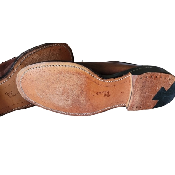 Allen Edmonds Shell Cordovan Leather Leeds Derby Men\'s Brown Shoes Size 7 main image 9